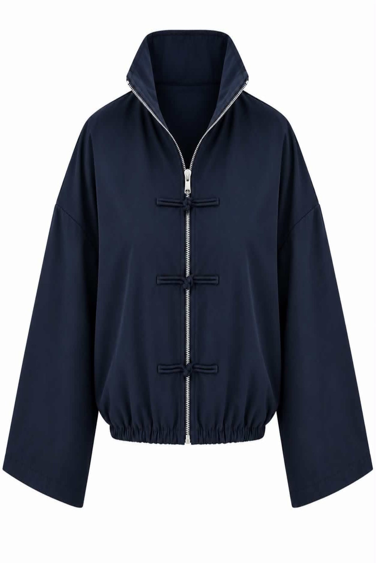Chaqueta con cierres orientales