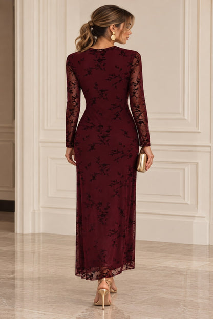 Vestido tul  estampado floral