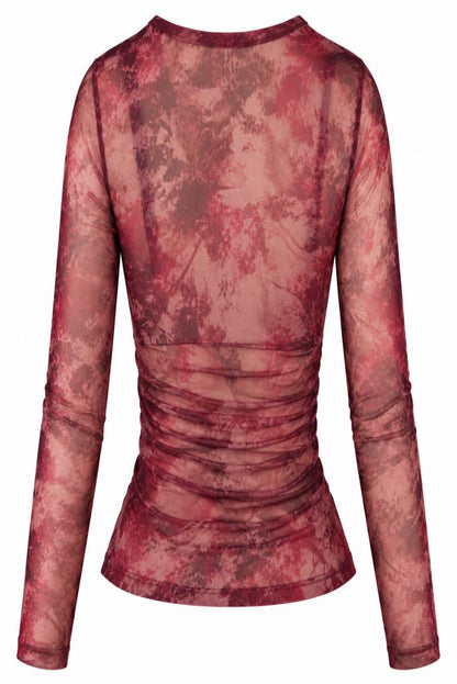 Conjunto top y falda estampado
