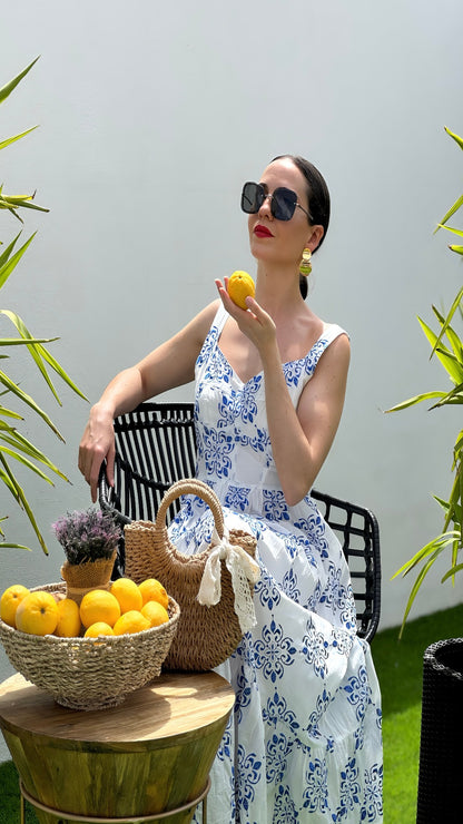 Vestido bordado vuelo
