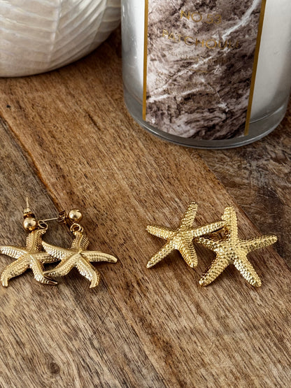 Pendiente estrella de mar