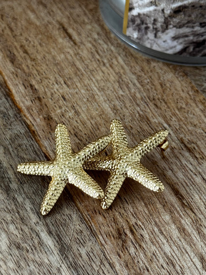 pendiente estrella de mar