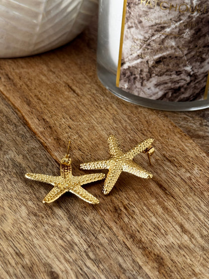 pendiente estrella de mar