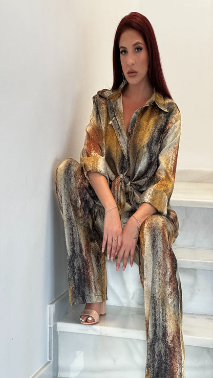 Conjunto estampado tie dye