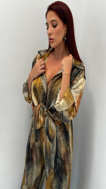 Conjunto estampado tie dye