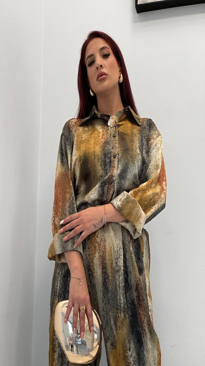 Conjunto estampado tie dye