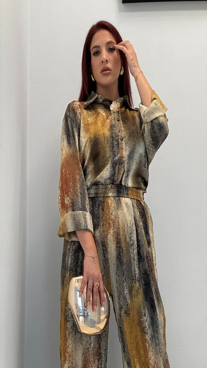 Conjunto estampado tie dye