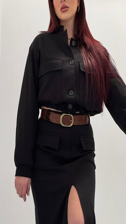 Conjunto chaqueta con falda